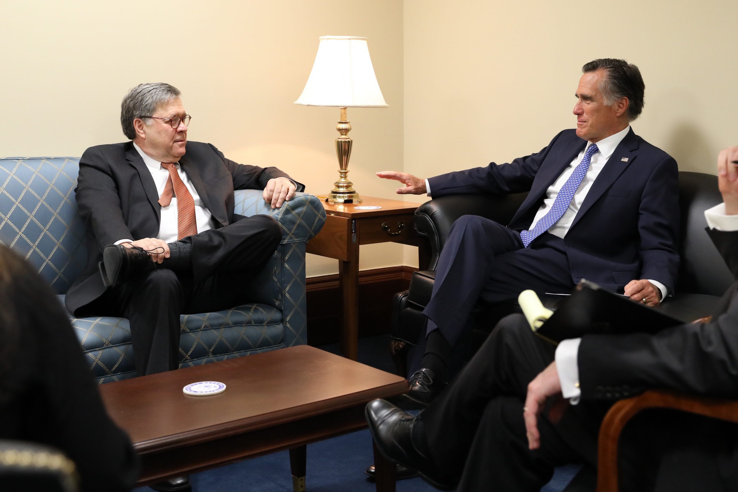 Senator Romney meets with Attorney General nominee William Barr