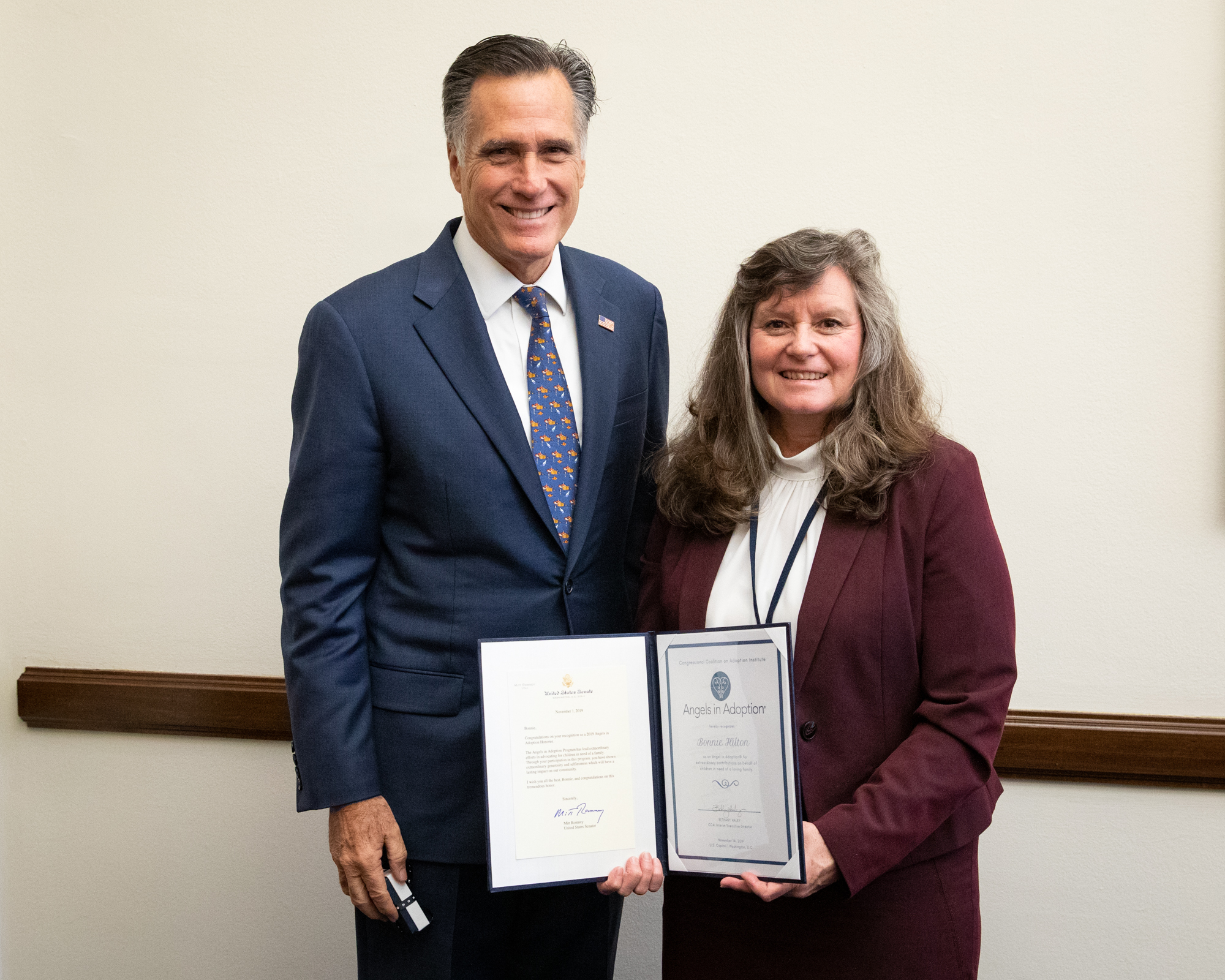 Utah 2019 Angel in Adoption honoree